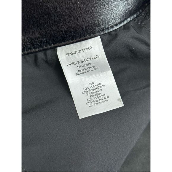 NWT VERONICA BEARD MAERA SKINNY JEAN High-Rise Stretch Vegan Leather SZ 32 $298 - Picture 12 of 12